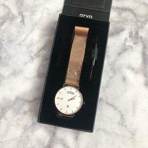 Brand New Rose Gold ARVO watch on the box